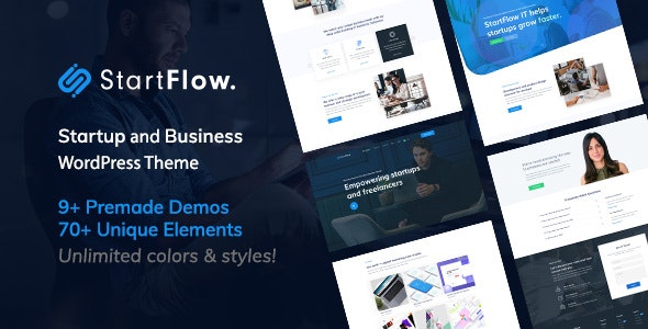 Start Flow v1.2 - Startup and Creative Multipurpose WordPress Theme