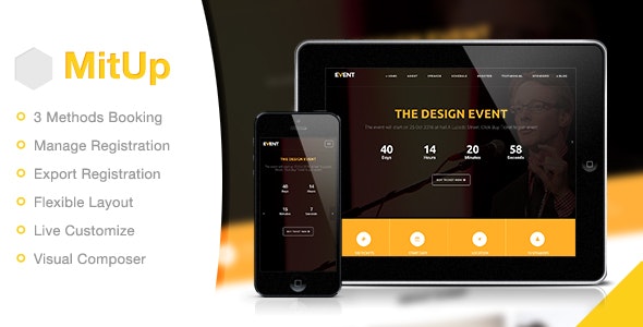 MitUp v1.1.7 - Event & Conference WordPress Theme