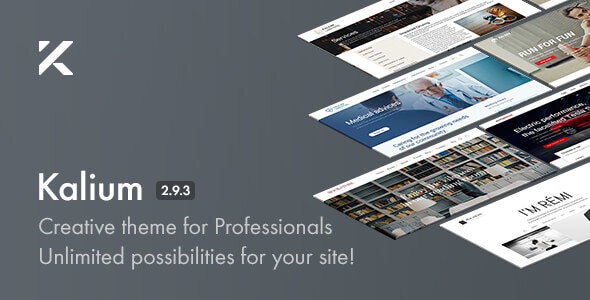 Kalium v2.9.3 - Creative Theme for Professionals