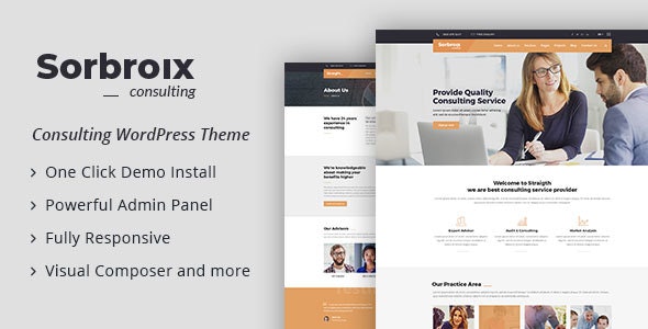 Sorbroix v1.0 - Business Consulting WordPress Theme