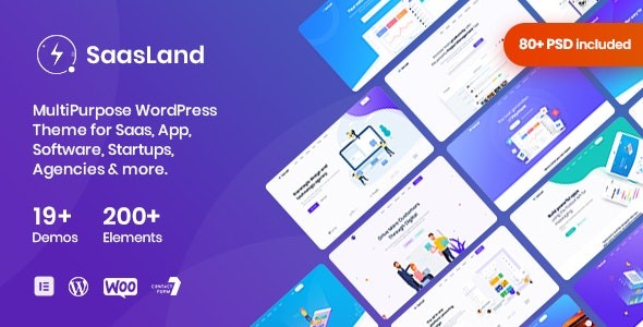 SaasLand v1.9.7 - MultiPurpose Theme for Saas & Startup