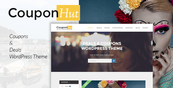 CouponHut v3.0.1 - Coupons and Deals WordPress Theme