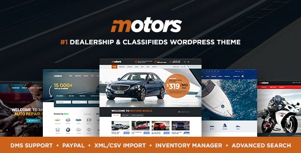 Motors v4.6.3.2 - Automotive, Cars, Vehicle, Boat Dealership