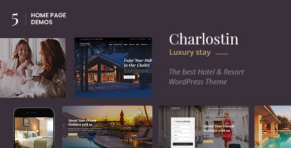 Charlostin v1.0 - Hotel & Resort Booking WordPress Theme
