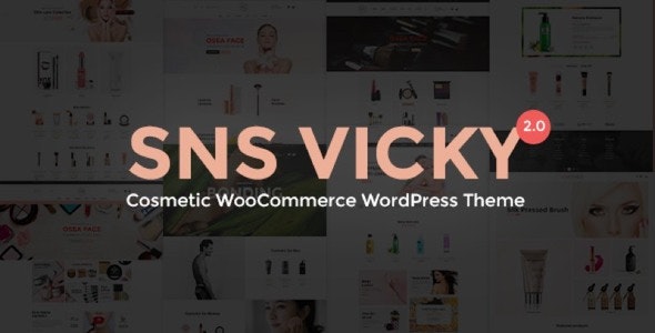 SNS Vicky v2.7 - Cosmetic WooCommerce WordPress Theme