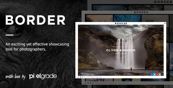 BORDER v1.9.0 - A Delightful Photography WordPress Theme