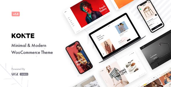 Konte v1.6.0 - Minimal & Modern WooCommerce Theme