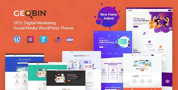 GeoBin v2.4 - Digital Marketing Agency, SEO WordPress Theme