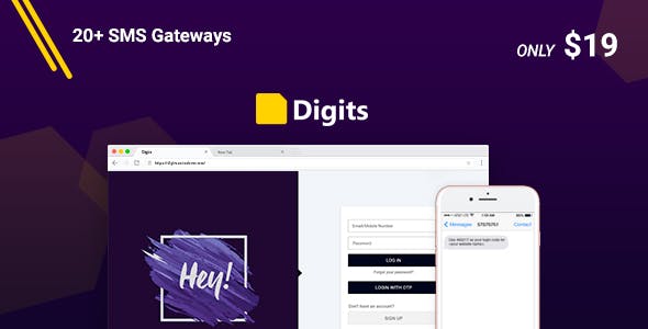 Digits v6.10.0.8 - WordPress Mobile Number Signup and Login