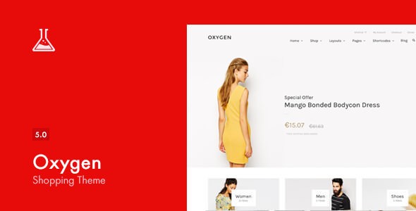 Oxygen v5.3.0 - WooCommerce WordPress Theme