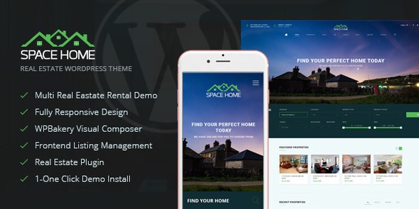 Space Home v2.2.1 - Real Estate WordPress Theme