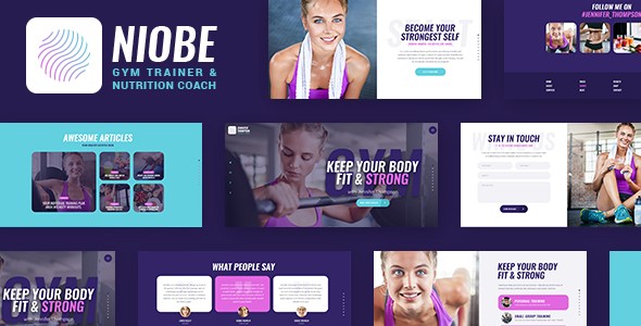 Niobe v1.1.4 - A Gym Trainer & Nutrition Coach Theme
