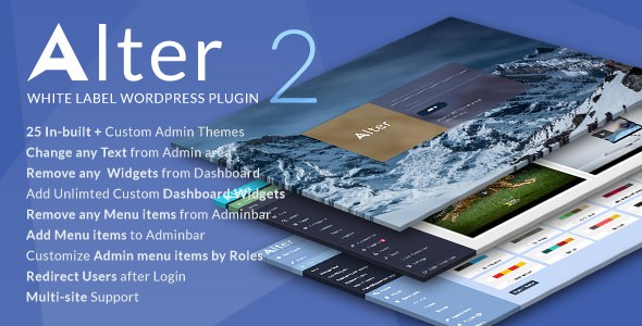 WpAlter v2.4.0 - White Label Wordpress Plugin