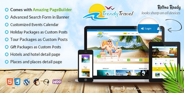 Trendy Travel v4.0 - Multipurpose Tour Package WP Theme