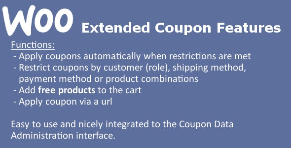 WooCommerce Extended Coupon Features PRO v3.1.1