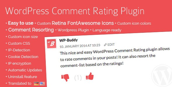 WordPress Comment Rating Plugin v1.6.7