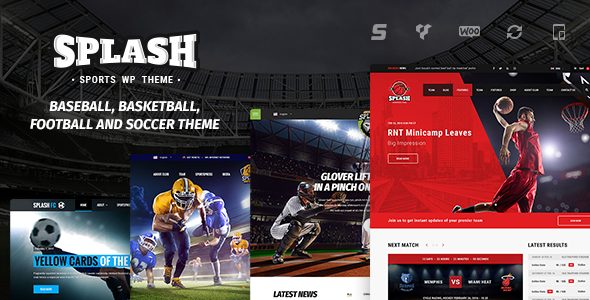 Splash v4.0.2 - Sport WordPress Theme