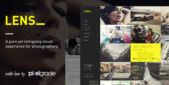 LENS v2.5.2 - An Enjoyable Photography WordPress Theme
