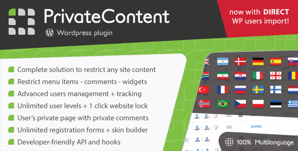 PrivateContent v7.22 - Multilevel Content Plugin