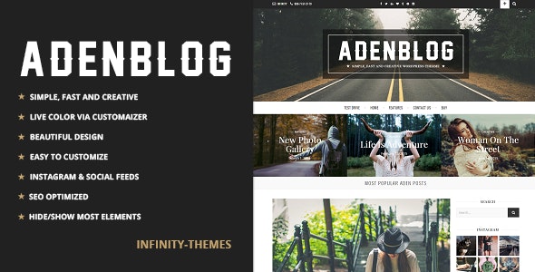 Aden v3.1.3 - A WordPress Blog Theme