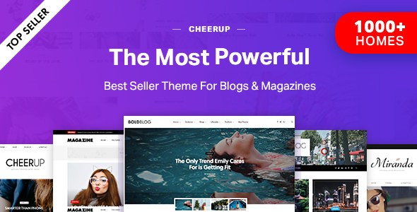 CheerUp v6.1.4 - Blog / Magazine - WordPress Blog Theme