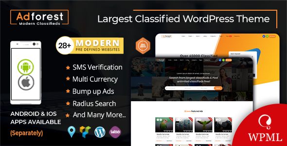 AdForest v4.2.7 - Classified Ads WordPress Theme