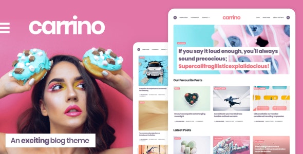 Carrino v1.4.4 - An Exciting Gutenberg Blog Theme