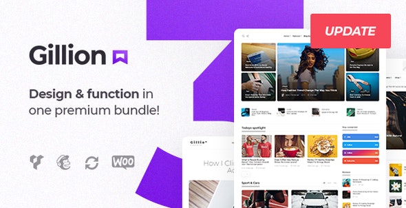 Gillion v3.4.7 - Multi-Concept Blog/Magazine & Shop WordPress Theme