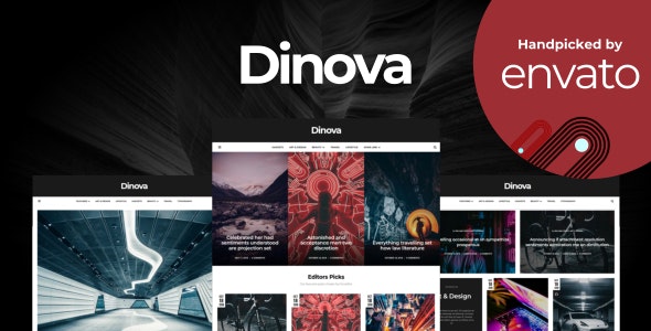 Dinova v1.4.3 - Alternative Magazine Gutenberg Theme