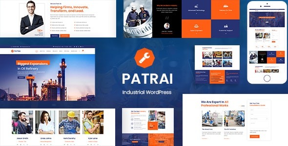 Patrai Industry v1.3 - Industrial WordPress