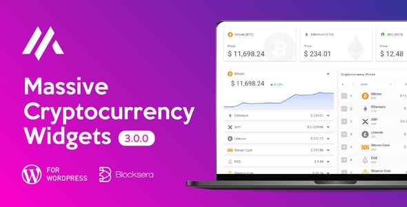 Massive Cryptocurrency Widgets v3.1.2