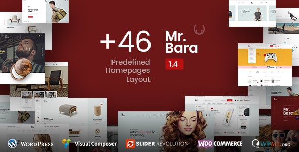 Mr.Bara v1.7.8 - Responsive Multi-Purpose eCommerce Theme