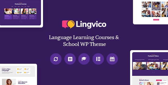 Lingvico v1.0.2 - Language Center & Training Courses WordPress Theme