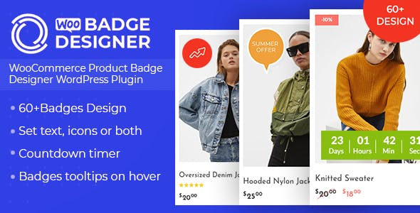 Woo Badge Designer v1.0.8 - WooCommerce Product Badge Designer WordPress Plugin