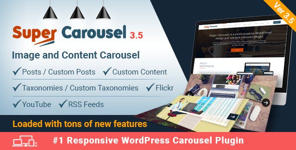 Super Carousel v3.6.4 - Responsive Wordpress Plugin