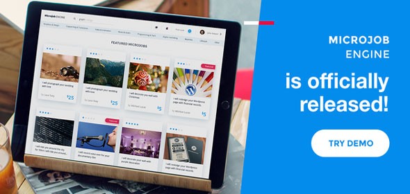 Microjob Engine v1.3.7.5 - Fiverr Clone Wordpress Theme Version
