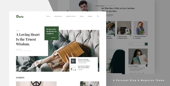 Doris v1.1 - Creative WordPress Blog and Magazine Theme