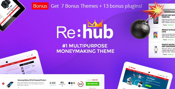 REHub v9.7 - Price Comparison, Business Community
