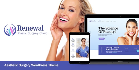 Renewal v1.0.2 - Plastic Surgery Clinic Medical WordPress Theme