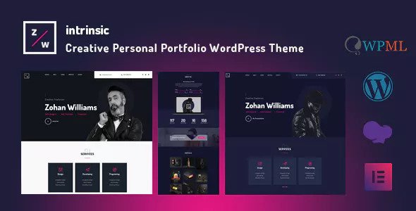 Intrinsic v1.0.1 - Creative Personal Portfolio Themes