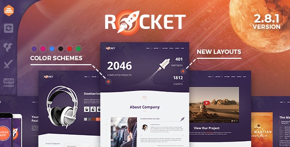 Rocket v2.8.1 - Creative Multipurpose WordPress Theme