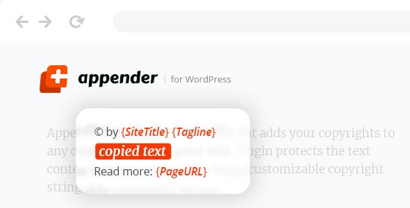 Appender v1.0 - Copycat Content Protection for WordPress