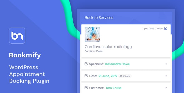 Bookmify v1.2.9 - Appointment Booking WordPress Plugin