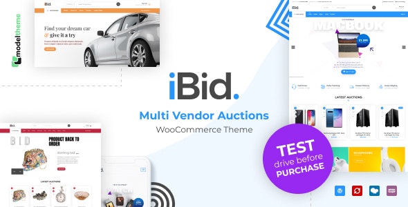 iBid v1.2 - Multi Vendor Auctions WooCommerce Theme