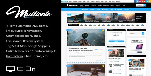 Multicote v2.1 - Magazine and WooCommerce WordPress Theme