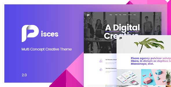 Pisces v2.0.6 - Multi Concept Creative Theme