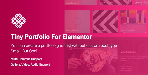 Tiny Portfolio Widget For Elementor v1.0.0