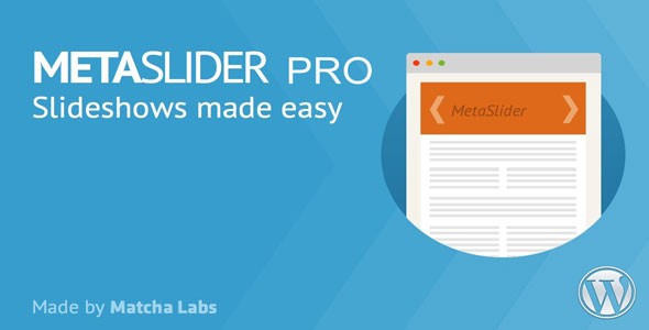 MetaSlider Pro v2.15.0 - WordPress Plugin