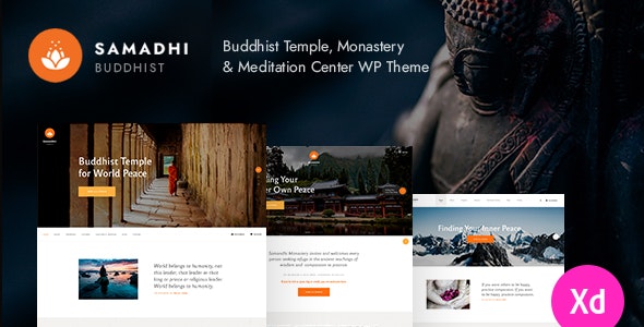 Samadhi v1.0 - Oriental Buddhist Temple WordPress Theme