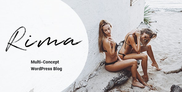 Rima v1.8.1 - Personal Blog WordPress Theme